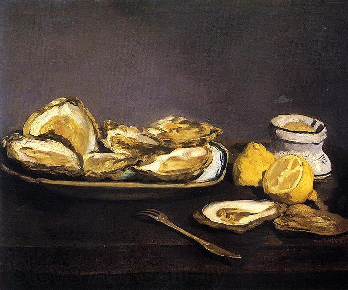 Edouard Manet Oysters Norge oil painting art